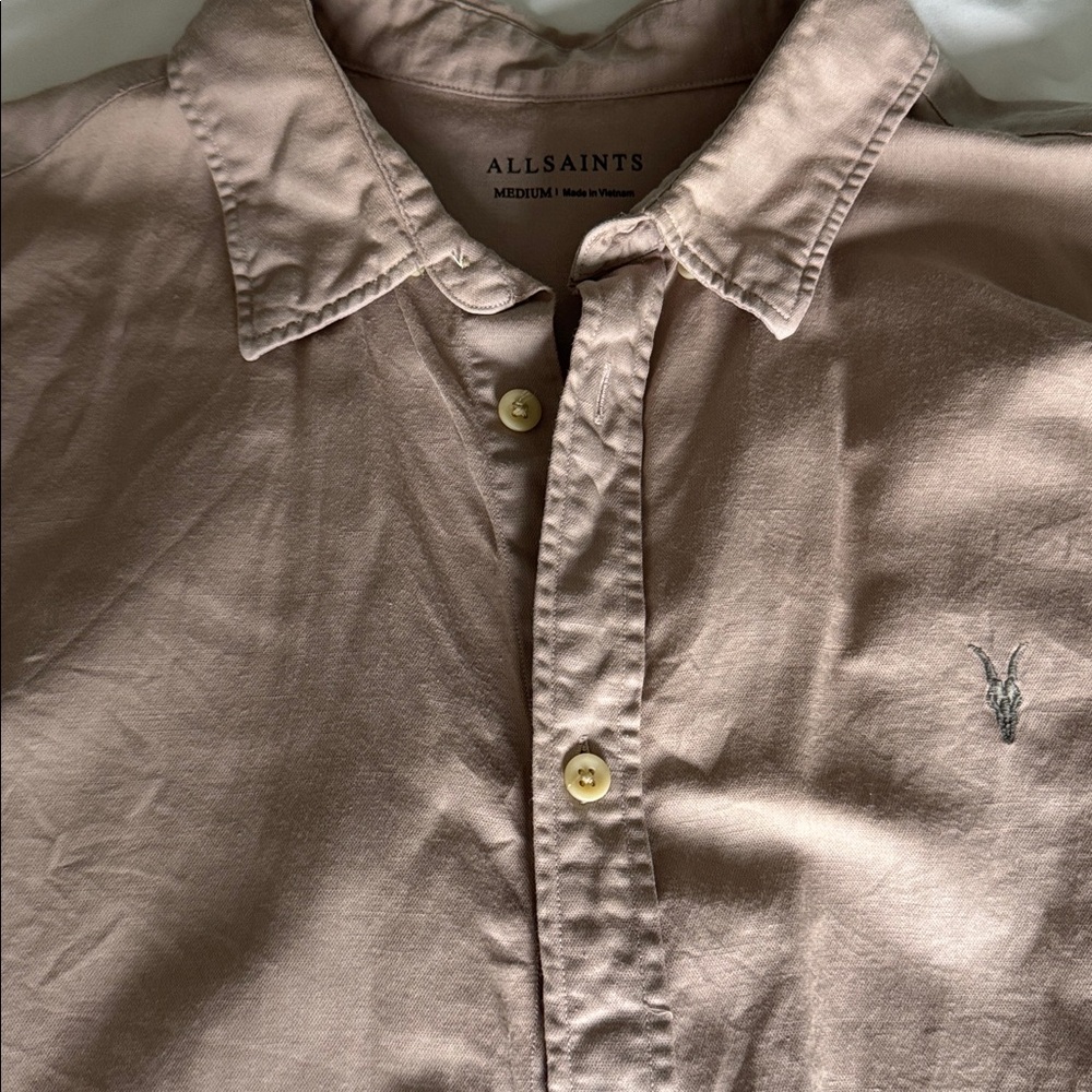 All Saints Beige Long Sleeve Shirt (men’s)

Great condition!